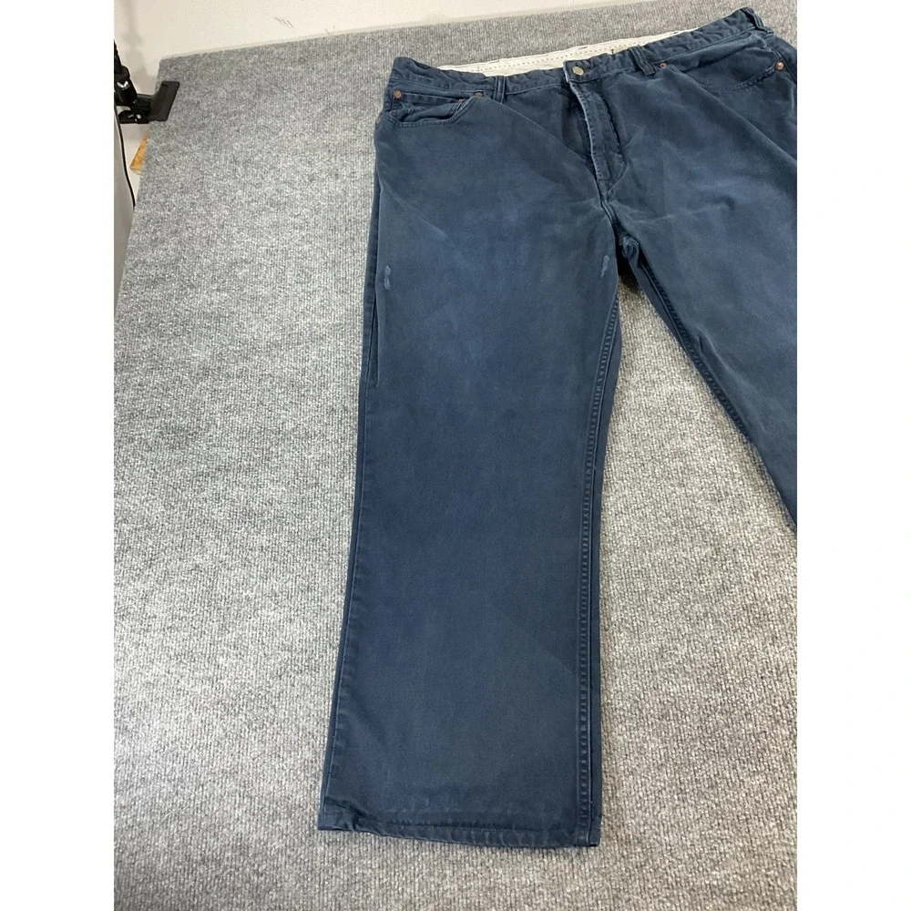 Polo Ralph Lauren Hanford Pants Men's 42x30 Navy Blue 100% Cotton Vintage